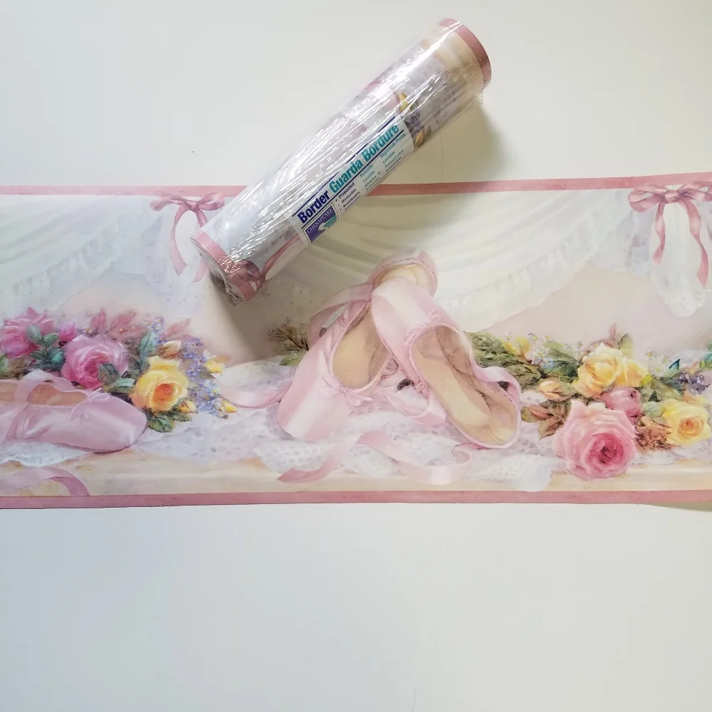 Wallpaper Border Ballet Slippers Girl's Room